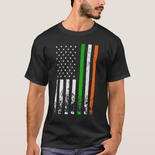 Irish American Flag Ireland Flag ST PATRICKS DAY G T-shirt (Voorkant)
