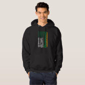 Irish American Flag Ireland Flag St Patricks Day L Hoodie (Voorkant volledig)
