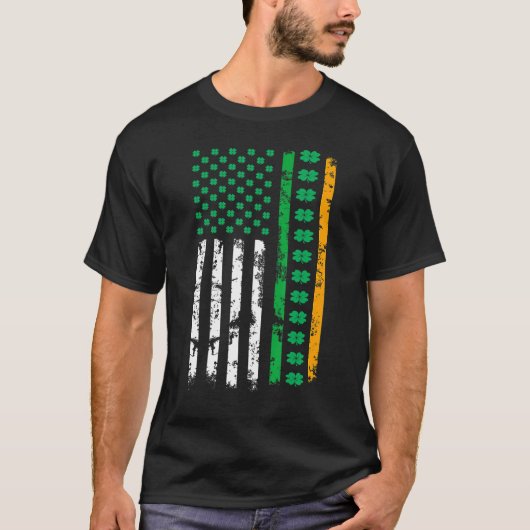 Irish American Flag Ireland Flag St Patricks Day L T-shirt (Voorkant)