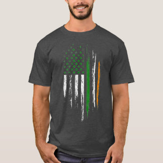 Irish American Flag Ireland Pride St Patrick's Day T-shirt