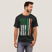 Irish American Flag Ireland St Patrick's Day Funny T-shirt (Voorkant volledig)
