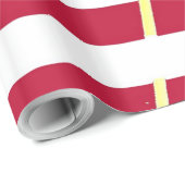 Irish American Flag Shamrock Clover St. Patrick Cadeaupapier (Rol Hoek)