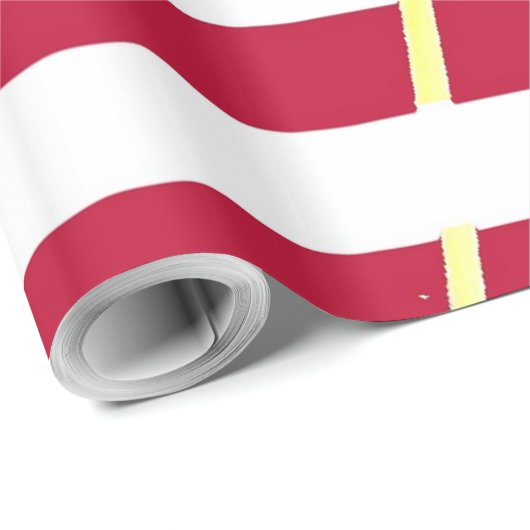 Irish American Flag Shamrock Clover St. Patrick Cadeaupapier (Rol Hoek)