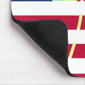 Irish American Flag Shamrock Clover St. Patrick Muismat (Hoek)