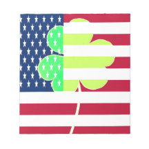 Irish American Flag Shamrock Clover St. Patrick
