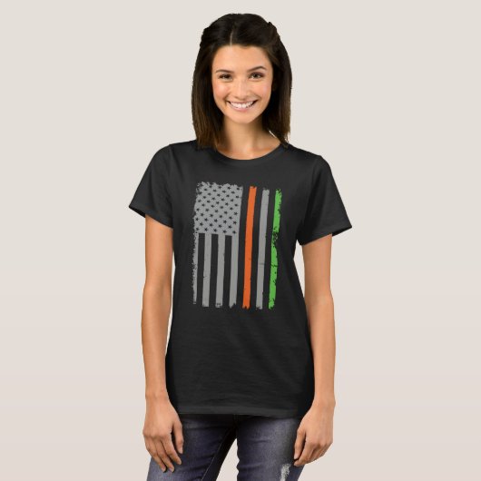 Irish American Flag T-shirt (Voorkant volledig)