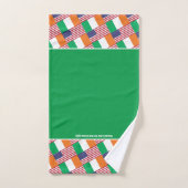 IRISH AMERICAN FLAGS | Christelijke scripts Bad Handdoek (Handdoek)