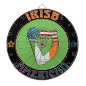 Irish American Harp Dart Board Dartbord (Voorkant)