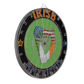 Irish American Harp Dart Board Dartbord (Voorkant Links)