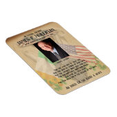 Irish American Memorial fotokaart Magneet (Rechterzijde)