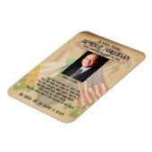 Irish American Memorial fotokaart Magneet (Linkerzijde)