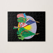 Irish American Pride Legpuzzel (Horizontaal)