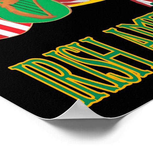 Irish American Pride Poster (Hoek)