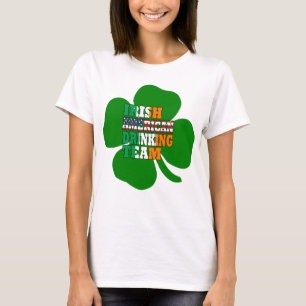 Irish American St Patricks day drink team T-shirt