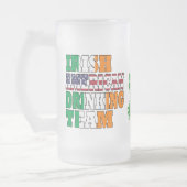 Irish American St. Patricks day Matglas Bierpul (Links)