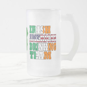 Irish American St. Patricks day Matglas Bierpul