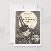 Irish American Whiskey  Card Bedankkaart (Voorkant)
