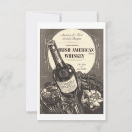 Irish American Whiskey  Card Bedankkaart