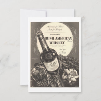 Irish American Whiskey Card Bedankkaart