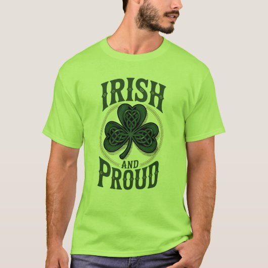 Irish And Proud T-Shirt (Voorkant)