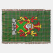 Irish Andrew Coat of Arms Family Crest Ireland Deken (Voorkant)