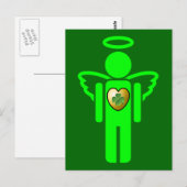 Irish Angel briefkaart (Voorkant / Achterkant)