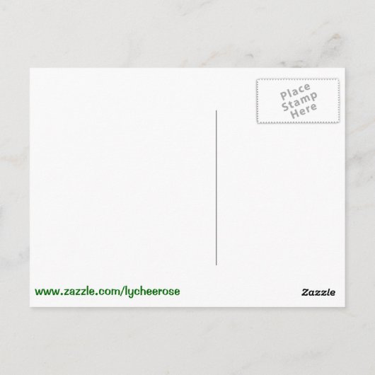 Irish Angel briefkaart (Achterkant)