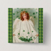  Irish Angel-knop Vierkante Button 5,1 Cm (Voorkant)