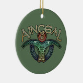 Irish Angel Pendant/Ornament Keramisch Ornament (Rechts)