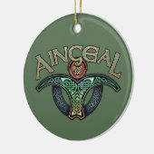 Irish Angel Pendant/Ornament Keramisch Ornament (Links)