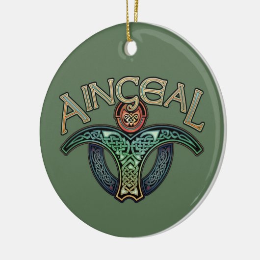 Irish Angel Pendant/Ornament Keramisch Ornament (Links)