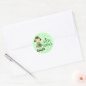 Irish Angel Ronde Sticker (Envelop)