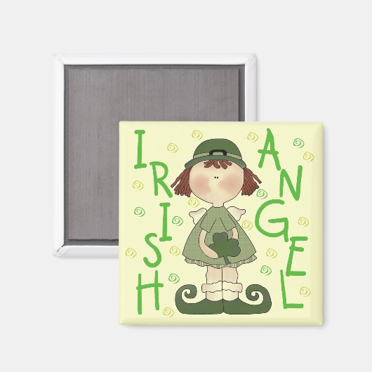 Irish Angel T-shirts en Gifts Magneet (Voorkant / Achterkant)