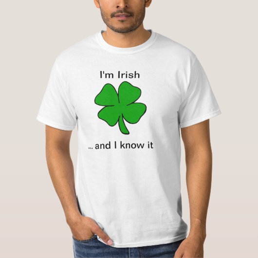 Irish Apparel T-shirt (Voorkant)