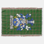 Irish Archdall Coat of Arms Family Crest Ireland Deken (Voorkant)