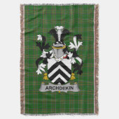 Irish Archdekin Coat of Arms Family Crest Ireland Deken (Voorkant Verticaal)