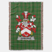 Irish Armorer Coat of Arms Family Crest Ireland Deken (Voorkant Verticaal)