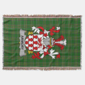 Irish Armory Coat of Arms Family Crest Ireland Deken (Voorkant)