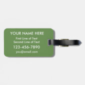 Irish At Heart Bagagelabel Sjabloon, Ierland (Achterkant horizontaal)