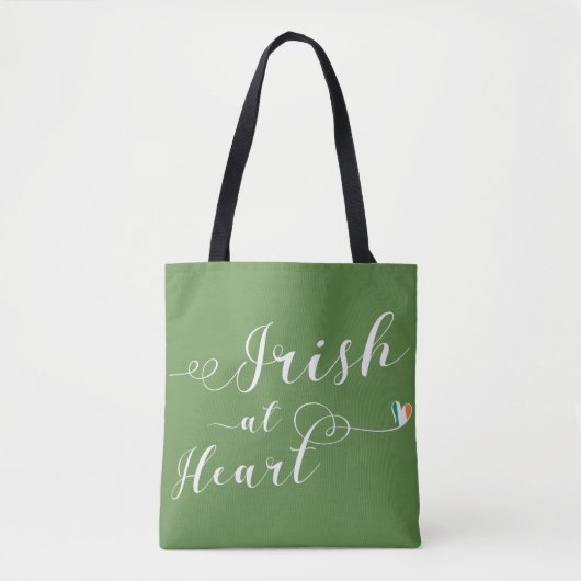 Irish at Heart Grocery Bag Tote Bag (Voorkant)