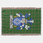 Irish Atkins wapenschild Family Crest Ireland Deken (Voorkant)