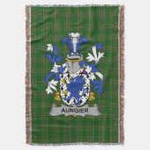 Irish Aungier Wapen Family Crest Ierland Deken (Voorkant Verticaal)