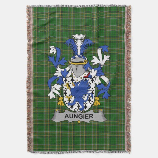 Irish Aungier Wapen Family Crest Ierland Deken (Voorkant Verticaal)