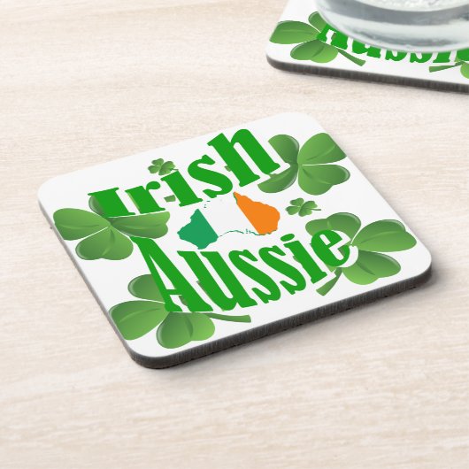 Irish aussie bier onderzetter (Linkerzijde)