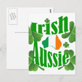 Irish aussie briefkaart (Voorkant / Achterkant)