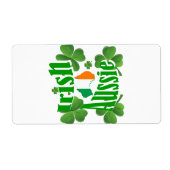 Irish aussie etiket (Voorkant)