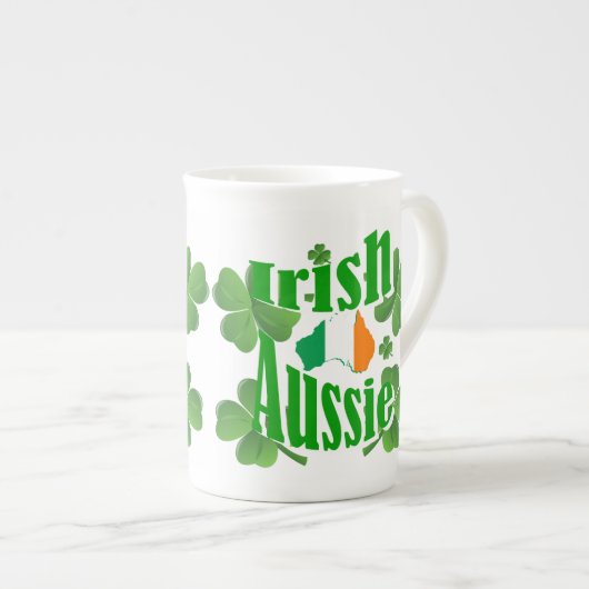 Irish aussie porselein kop (Voorkant rechts)