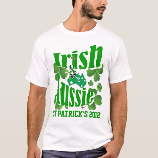 Irish Aussie St Patricks day T-shirt (Voorkant)