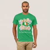 Irish Australian St Patrick's day T-shirt (Voorkant volledig)