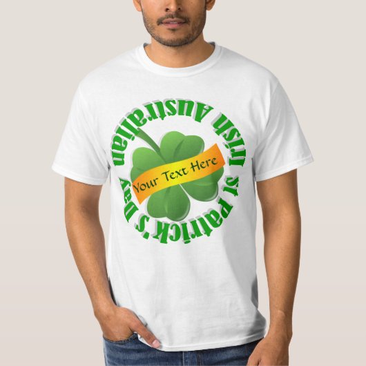 Irish Australian St Patrick's day T-shirt (Voorkant)